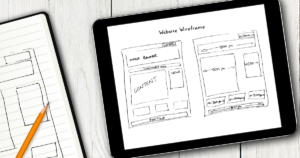 Abstract illustration representing how branding is applied to a small business website.